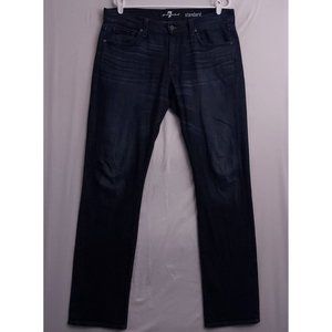 Seven 7 For All Mankind Jeans Standard Men’s 33 (35x33) Fit Straight Leg Denim
